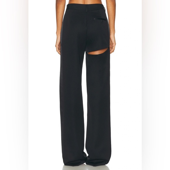 A R E A Asymmetric Slit Pant - Picture 5 of 12